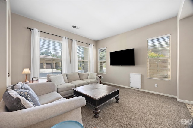 9221 Via Lugano, Bakersfield, CA 93312 - carpeted living room featuring baseboards