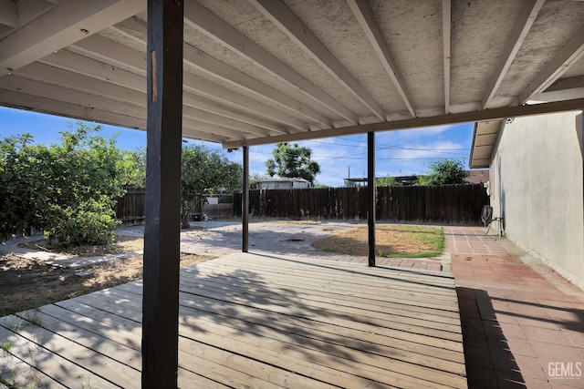 1929 Belmont St, Delano, CA 93215 - wooden deck featuring a fenced backyard