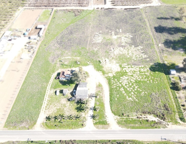 aerial view featuring a rural view