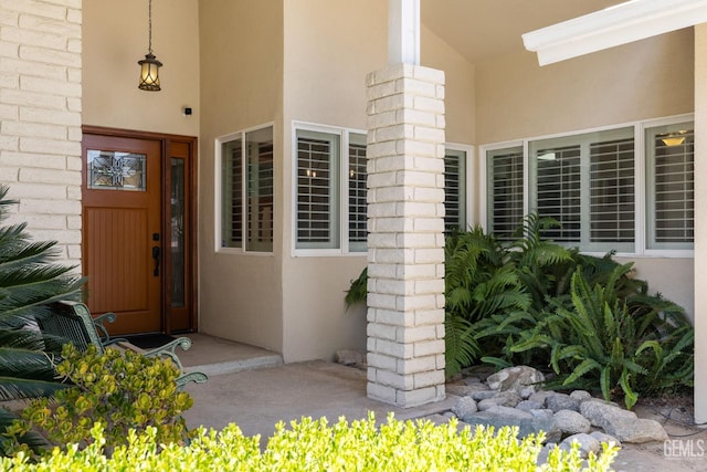 601 Vista Verde Way, Bakersfield, CA 93309 - property entrance with stucco siding and brick siding