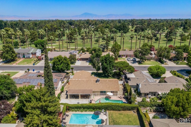 601 Vista Verde Way, Bakersfield, CA 93309 - aerial view of residential area with a pool area and mountains