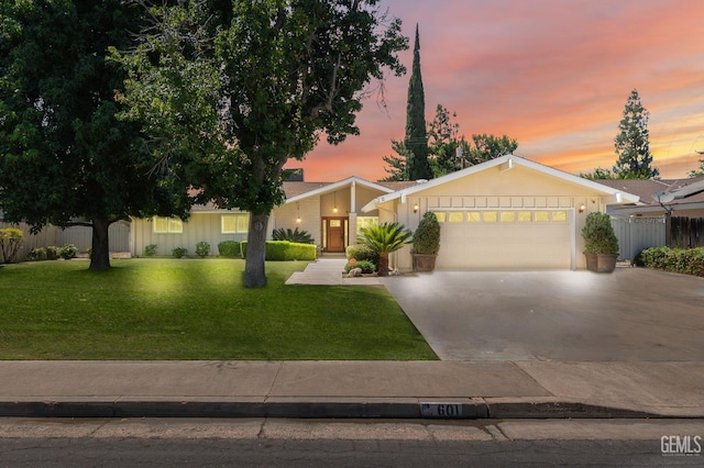601 Vista Verde Way, Bakersfield, CA 93309 - view of front facade with a garage and concrete driveway