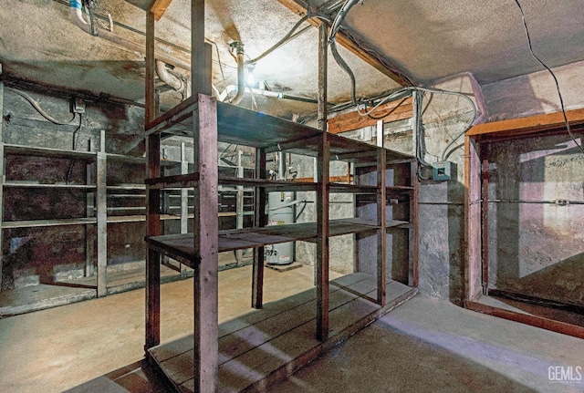 120 Pacific St, Bakersfield, CA 93305 - unfinished basement with strapped water heater
