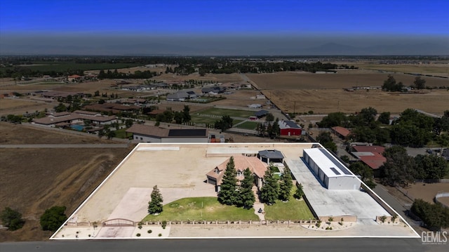 214 Driver Rd, Bakersfield, CA 93314 - aerial view of property and surrounding area with property parcel outlined