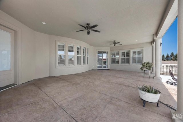 214 Driver Rd, Bakersfield, CA 93314 - view of patio / terrace featuring a ceiling fan