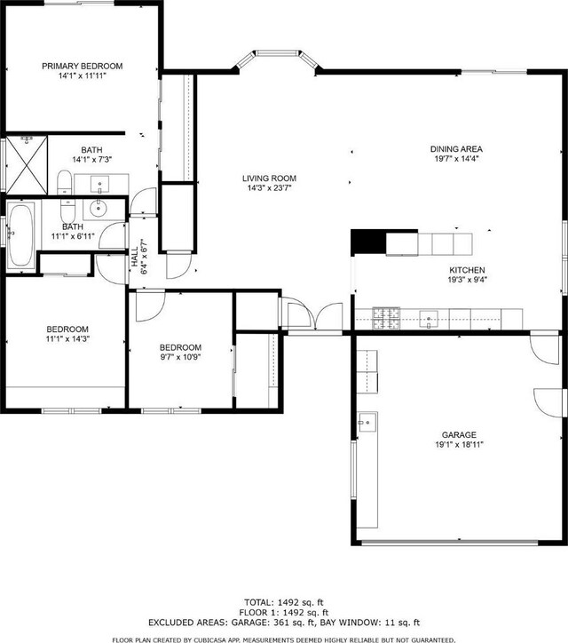 1301 5th Pl, Delano, CA 93215 - home floor plan