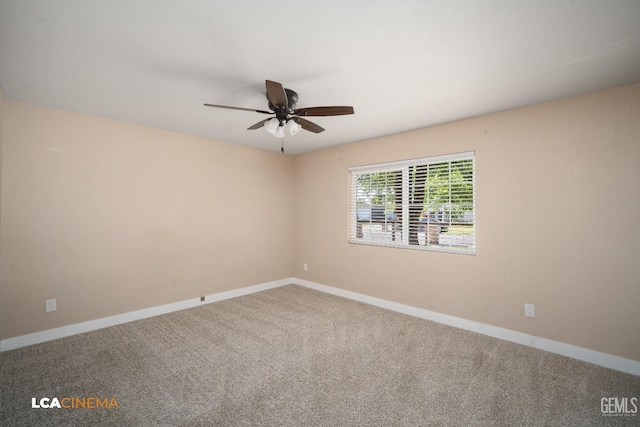 2620 Connie Ave, Bakersfield, CA 93304 - carpeted empty room with a ceiling fan and baseboards