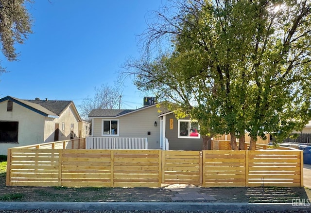 view of front of home