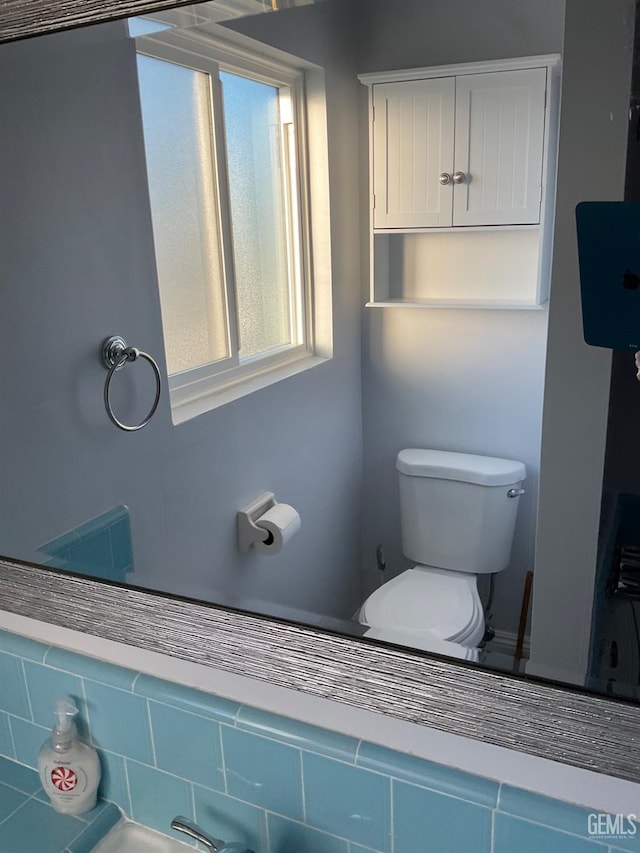 bathroom with toilet