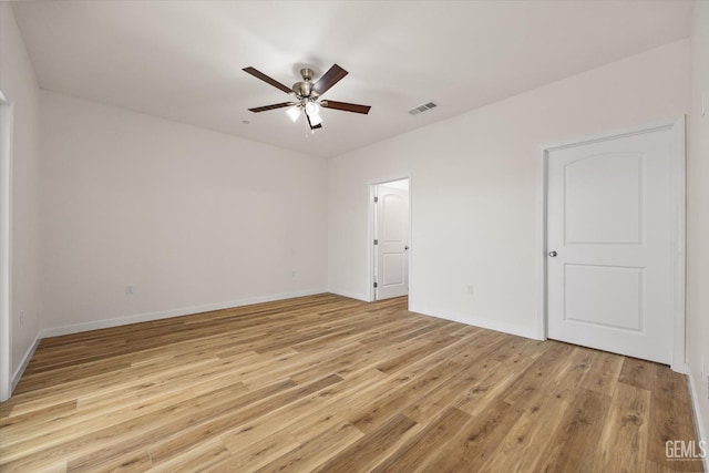 30717 Paseo De Pico, Shafter, CA 93263 - empty room with a ceiling fan and light wood-style flooring