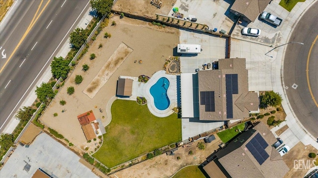 10026 Murfreesboro Dr, Bakersfield, CA 93311 - drone / aerial view of a pool area
