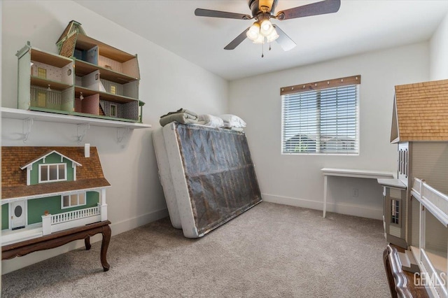 10026 Murfreesboro Dr, Bakersfield, CA 93311 - interior space featuring carpet flooring and ceiling fan
