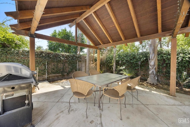 6801 Weldon Ave, Bakersfield, CA 93308 - fenced backyard featuring a patio area and outdoor dining area