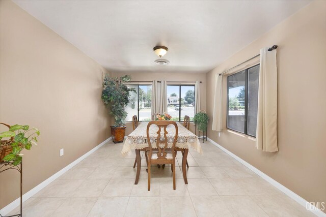 6801 Weldon Ave, Bakersfield, CA 93308 - dining room with baseboards and light tile patterned floors