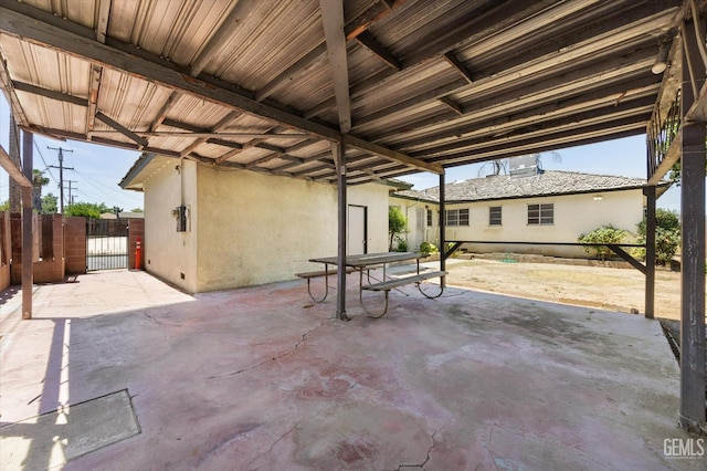 3201 Pomona St, Bakersfield, CA 93305 - view of patio with a gate