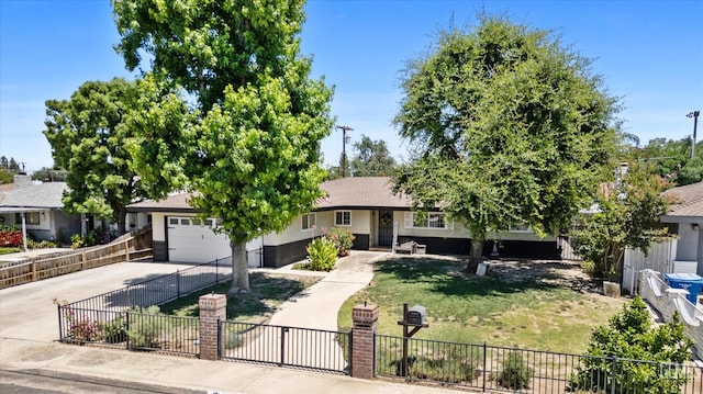 5906 Ronald Way, Bakersfield, CA 93308 - view of front of property with concrete driveway and an attached garage
