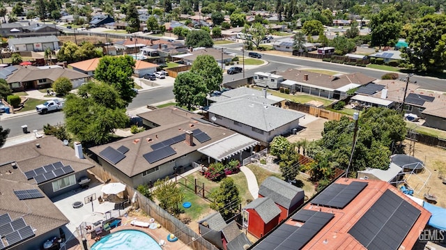 5906 Ronald Way, Bakersfield, CA 93308 - aerial view of residential area with a pool area