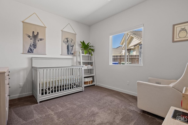 713 Winooski Ct, Bakersfield, CA 93314 - carpeted bedroom with baseboards and a nursery area
