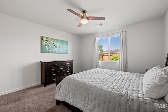 713 Winooski Ct, Bakersfield, CA 93314 - carpeted bedroom with baseboards and a ceiling fan