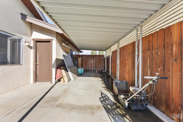 view of patio