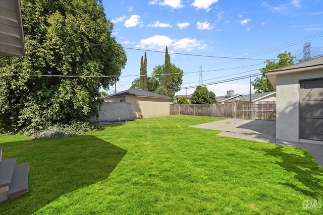 2617 Beech St, Bakersfield, CA 93301 - view of yard with a patio and fence