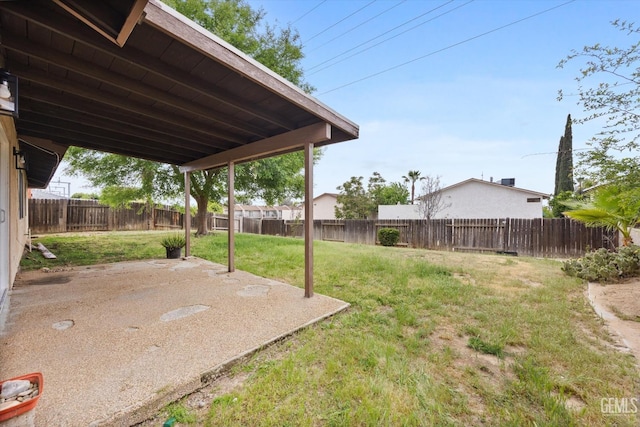 2904 Brock Way, Bakersfield, CA 93306 - view of yard featuring a patio and a fenced backyard