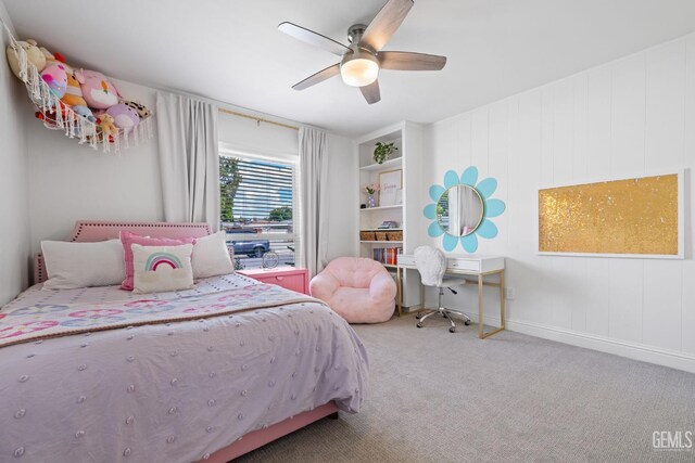 401 Via Carisma, Bakersfield, CA 93309 - carpeted bedroom with ceiling fan
