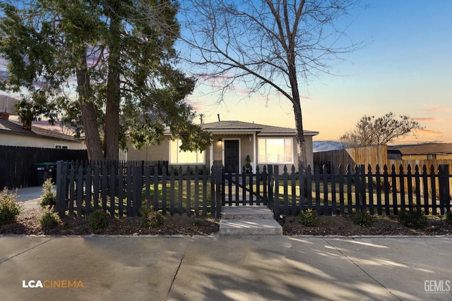 view of front of home