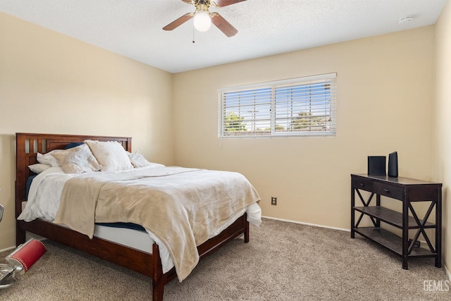 6101 Crestmore St, Bakersfield, CA 93308 - bedroom with light colored carpet and ceiling fan