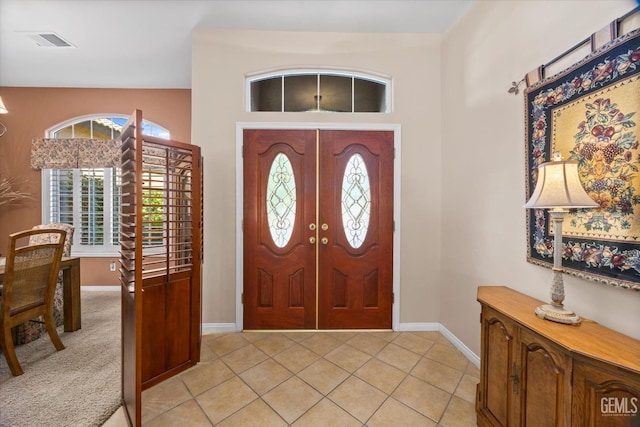 9005 Via Lugano, Bakersfield, CA 93312 - foyer entrance featuring baseboards and light tile patterned floors