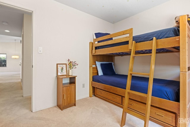 10400 Walnut Creek Ct, Bakersfield, CA 93311 - carpeted bedroom featuring a chandelier and baseboards