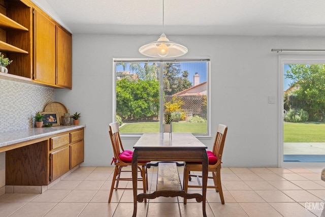 10400 Walnut Creek Ct, Bakersfield, CA 93311 - dining area with light tile patterned floors