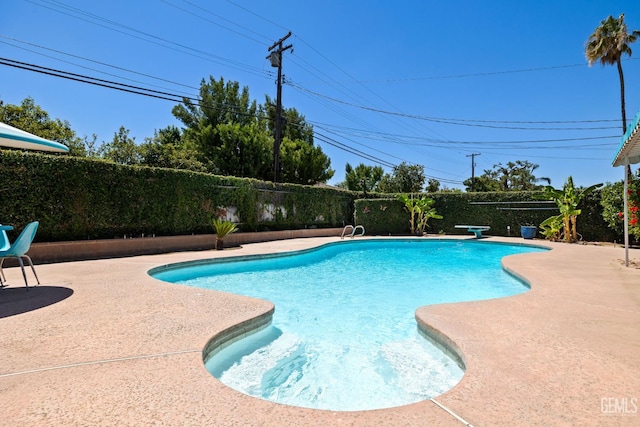 2924 Elm St, Bakersfield, CA 93301 - view of pool featuring a fenced backyard and a patio