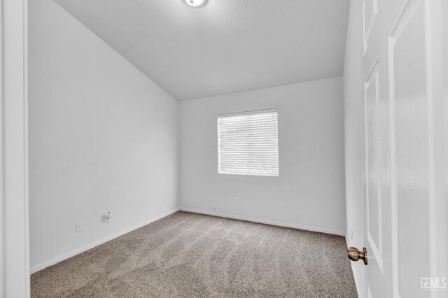5403 Cascade Ridge St, Bakersfield, CA 93307 - empty room with carpet flooring and lofted ceiling