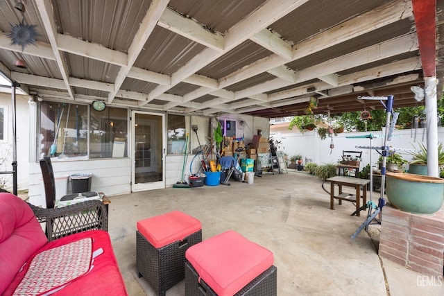3700 Wenatchee Ave, Bakersfield, CA 93306 - view of patio with a fenced backyard