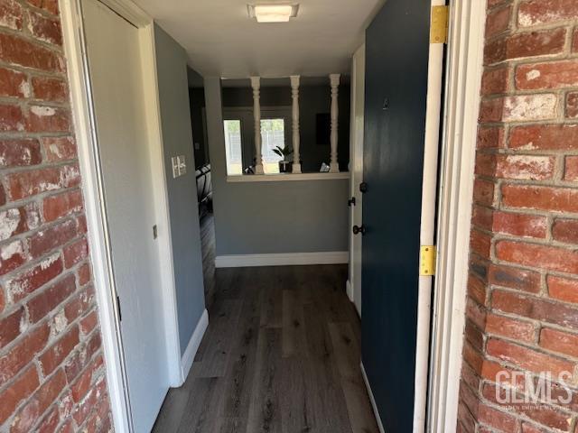 6109 Lupine Ave, Bakersfield, CA 93308 - view of exterior entry with brick siding
