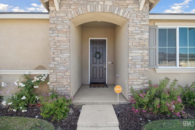 3116 Seymour St, Tulare, CA 93274 - entrance to property with stone siding and stucco siding