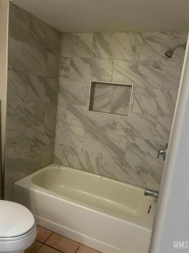 1325 Bayne Ct, Bakersfield, CA 93307 - full bath with  shower combination and tile patterned floors