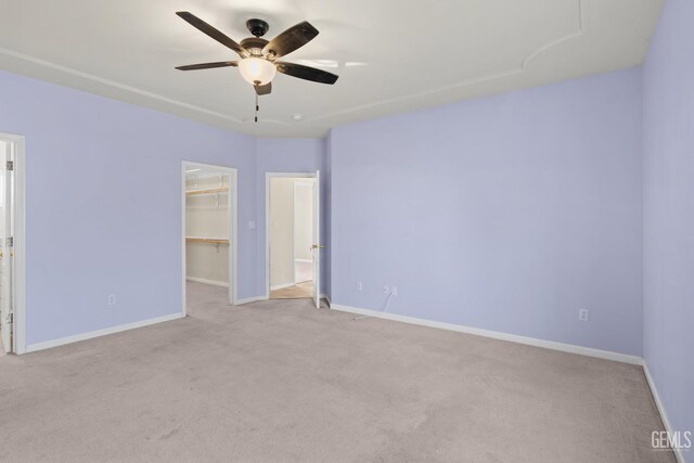 408 Brite Meadow Ct, Bakersfield, CA 93308 - spare room featuring ceiling fan, carpet, and baseboards