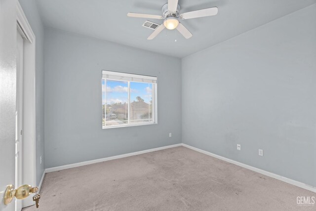 408 Brite Meadow Ct, Bakersfield, CA 93308 - unfurnished bedroom with carpet, baseboards, a closet, and ceiling fan