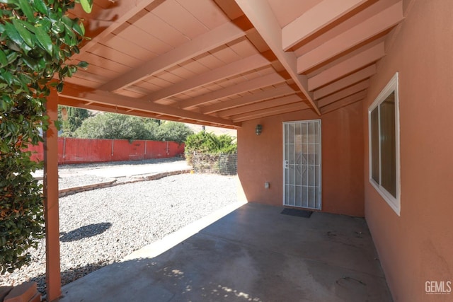 view of patio