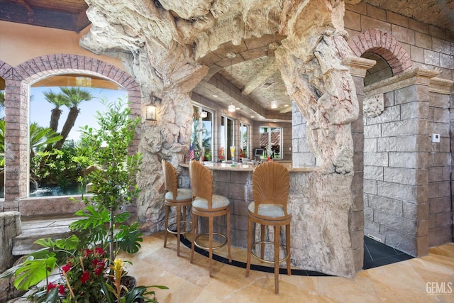 4905 Islands Dr, Bakersfield, CA 93312 - indoor dry bar with plenty of natural light