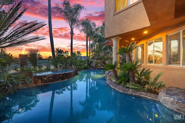 4905 Islands Dr, Bakersfield, CA 93312 - view of pool featuring a pool with connected hot tub