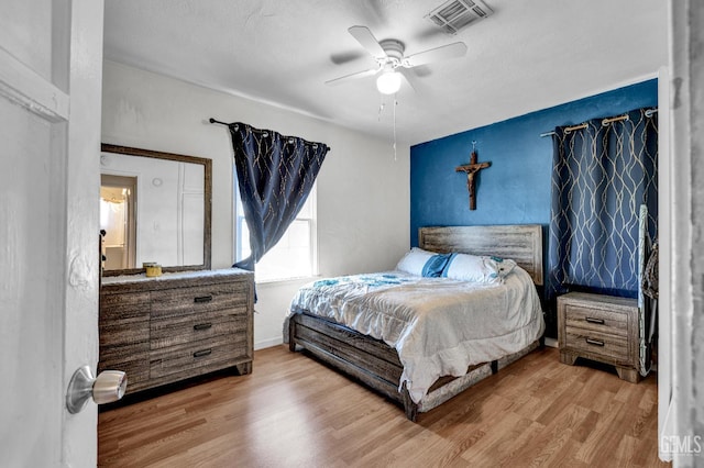 1504 Stockton Ave, Bakersfield, CA 93308 - bedroom featuring wood finished floors and ceiling fan