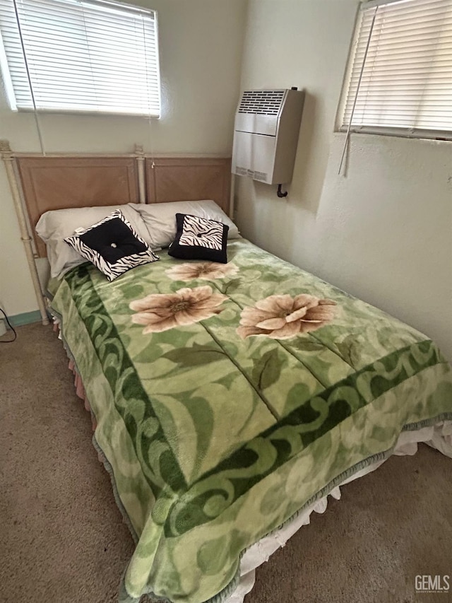 47701 Sugarloap Loop, Posey, CA 93260 - bedroom with carpet floors, multiple windows, and a wall mounted air conditioner
