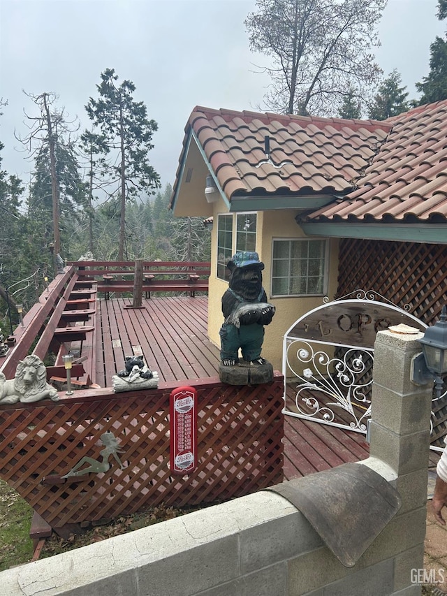 47701 Sugarloap Loop, Posey, CA 93260 - view of wooden terrace