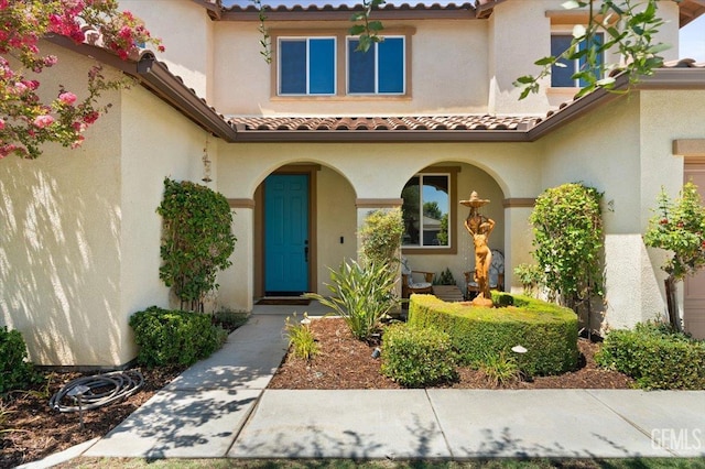 16018 La Strada Ct, Bakersfield, CA 93314 - view of front facade with stucco siding and a tiled roof