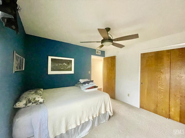2204 Tilden Way, Bakersfield, CA 93309 - carpeted bedroom featuring ceiling fan