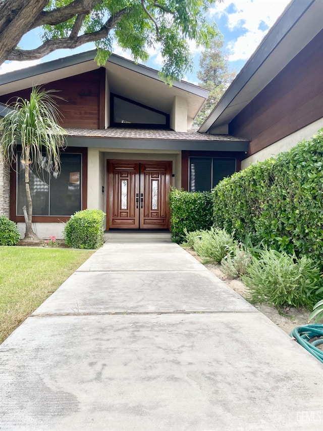 2204 Tilden Way, Bakersfield, CA 93309 - doorway to property featuring stucco siding