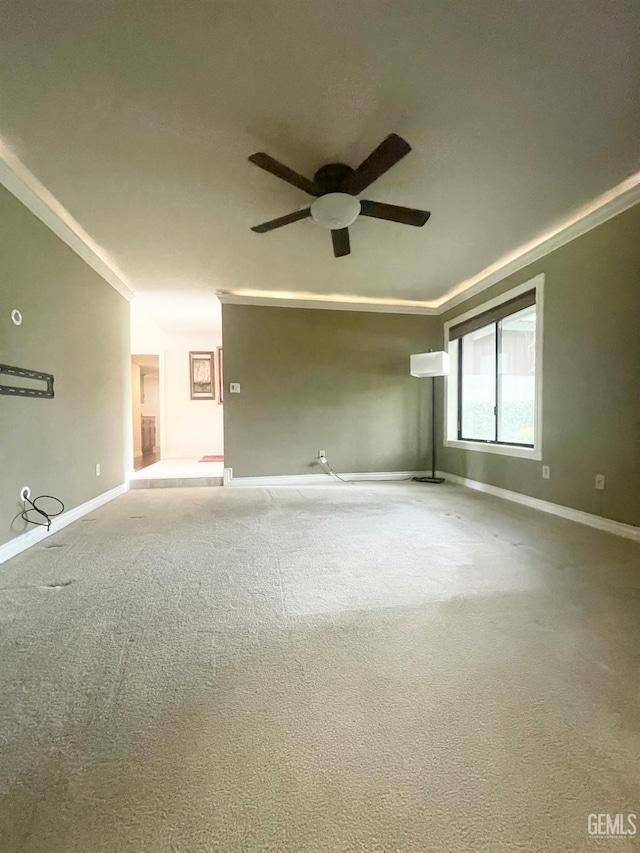 2204 Tilden Way, Bakersfield, CA 93309 - unfurnished room with ceiling fan, baseboards, and carpet flooring